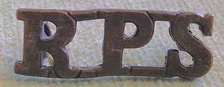 Regt. President Steyn Shoulder Title -- 1934 - 1960