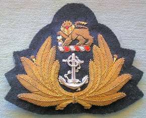 SA Navy Officers Cap Badge -- worn post 1960