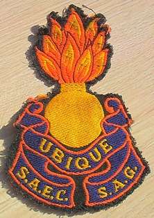 SA Engineers Corps Cloth Badge -- 90 x 60mm