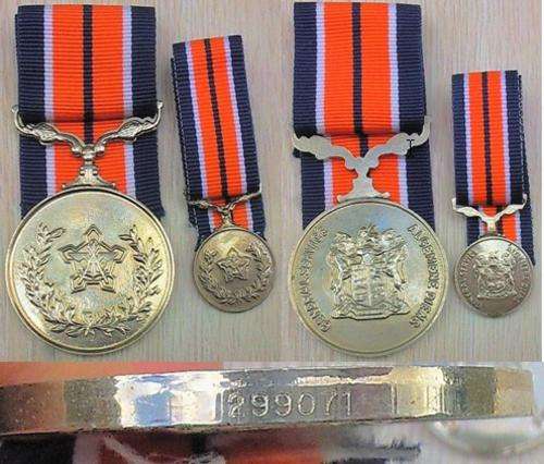 General Service Medal - Full size (#299071) and miniature