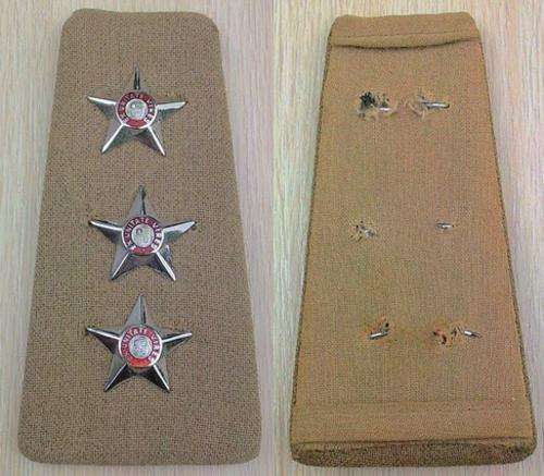 SADF Captain's Slip-on Rank Board