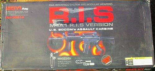 BOYI AEG - M4 A1 R.I.S Version Airsoft Rifle