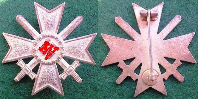 WW2 German War Merit Cross with Swords 1st Class -- R.Souval