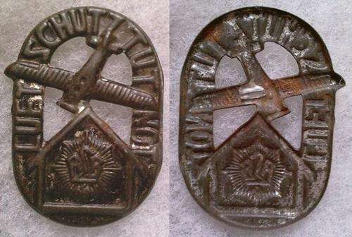 Original WW2 German RLB Tinnie/Day Badge - no pin