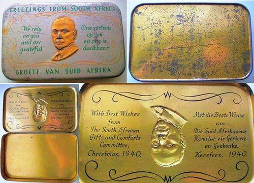 1940 Christmas Tin