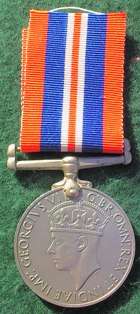 The 1939 - 1945 War Medal - named to #700017 A.Foster