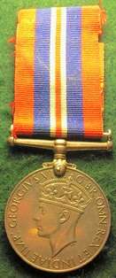 The 1939 - 1945 War Medal -- unnamed