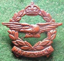 WW2 Womens Auxiliary Air Force Collar Badge -- converted to sweetheart's brooch