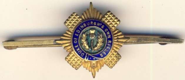 WW2 Duke of Edinburgh's Own Rifles Tie Pin