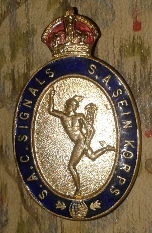 WW2 SA Signals Corps Sweetheart Brooch