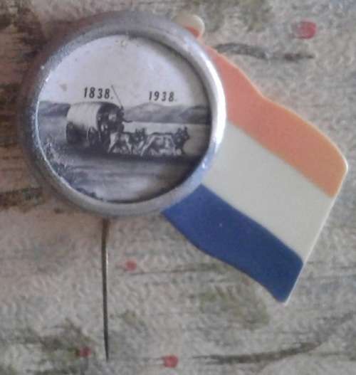 Rare Voortrekkereeuefees 1838-1938 Lapel Badge