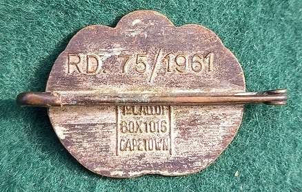 31 Mei 1961 Ter Herdenking Aan Republiek Suid-Afrika Lapel Badge