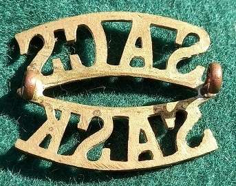 S.A Corps of Signals Shoulder Title - worn WW2