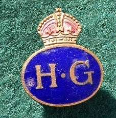 WW2 Home Guards Sweethearts Lapel Badge