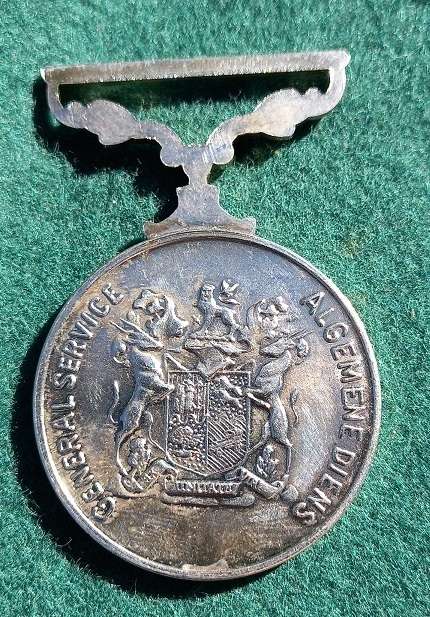 SADF General Service Medal - #289754 on rim, no ribbon