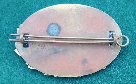 WW2 WO1 Rank Badge with backing plate