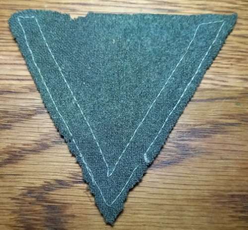 WW2 German Army Gefreiter Sleeve Rank Badge - Subdued Tress