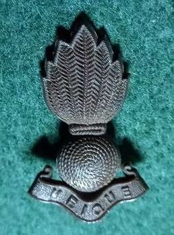 WW2 Royal Artillery Plastic Economy Collar Badge