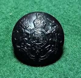 WW2 Royal General Service Black Plastic Economy Button
