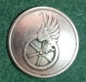 German Tram Driver`s Button - 26mm, `Extra Fein`