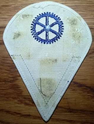 WW2 German Navy Machine Engine Gefreiter Combined Career & Rank Sleeve Badge - Summer