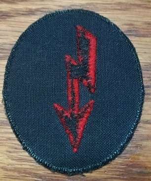 WW2 German Army Artillery Signals Personnel Trade Badge - Late war type