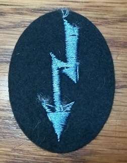 WW2 German Army Transport Signals Personnel Trade Badge - Wool type