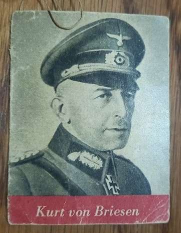 WW2 German WHW Tag Der Wehrmacht Booklet - Kurt von Briesen