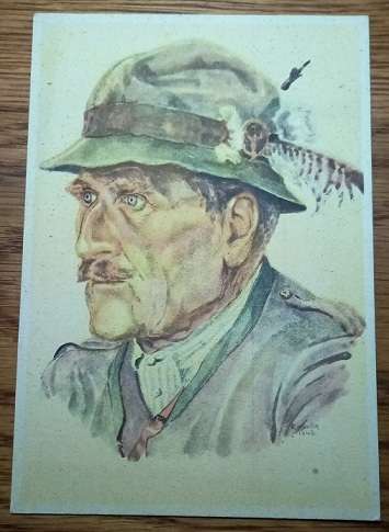 WW2 German VDA Postcard - Dr Gabriel Engler