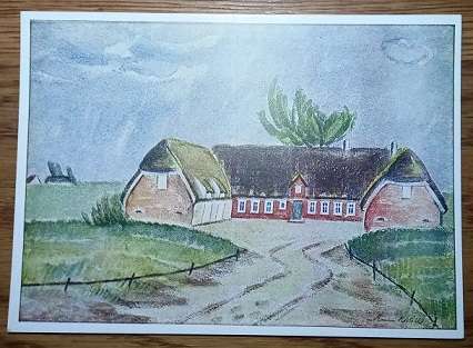 WW2 German VDA Postcard - Nordmark - Marschenhof