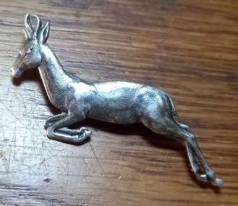 Silver SA Springbok Rugby Badge
