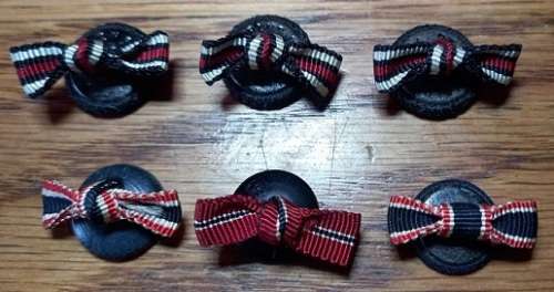 Assorted WW2 German Ribbon Bars - Buttonhole type