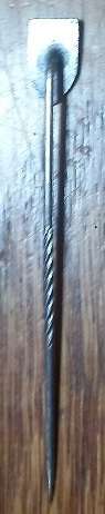 WW 2 German Cholm 1942 Shield Stickpin Badge - 1957 Re-issue