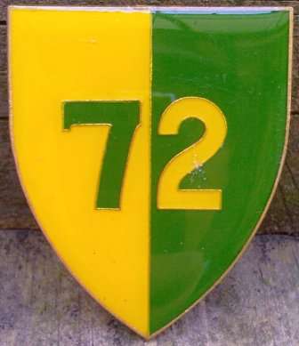 72 Motorised Brigade HQ Flash - 3 pins