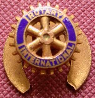 Rotary International Buttonhole Badge