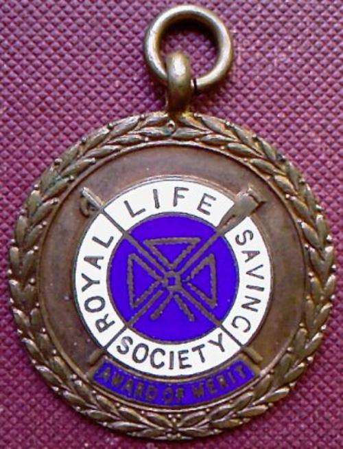 Royal life Saving Society - Award of Merit --W.E.Brown 1953