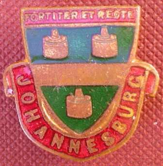 "Johannesburg" Buttonhole Badge - 20 x 20mm
