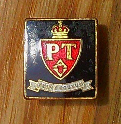 British PT AV Buttonhole Badge - made by H.W.Miller 1935 - 1958