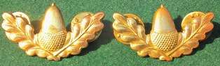 Stellenbosch University Regt. Brass Collar Badges