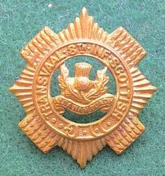Transvaal 8th Infantry Scottish Brass Sporran Badge