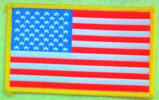 US Flag Insignia - 88 x 53mm