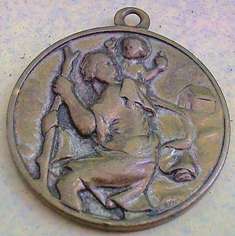 St Christopher Medal - 32mm