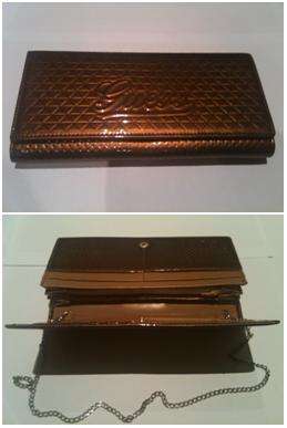 Lovely Bronze Patent Guess Wallet