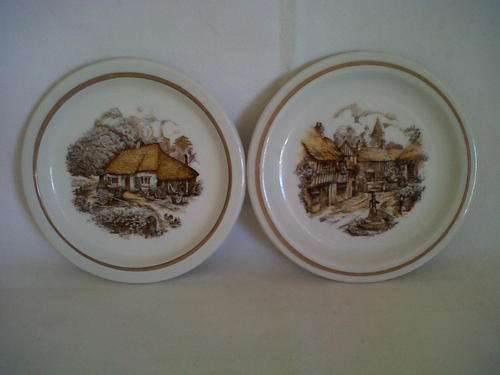 Continental Ornamental Plates 12cm x 12cm