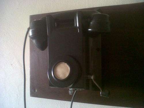 BAKELITE CRANK TELEPHONE