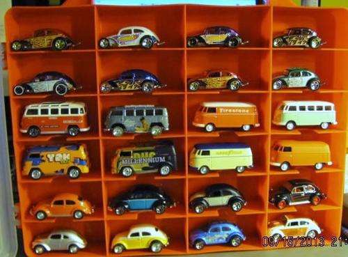 Case with 48 Loose Volkswagens Free Shipping