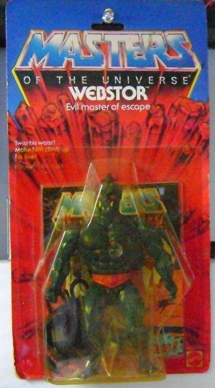 MOTU "WEBSTOR" NMOC 1983 Mattel # 4895 Free Shipping