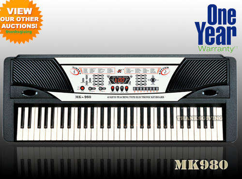 MK-980 61 full size key keyboard, TEACHING TYPE