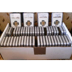 NGC MS66 - 12 COINS - BID PER COIN - MANDELA 90th 2008 R5 COINS
