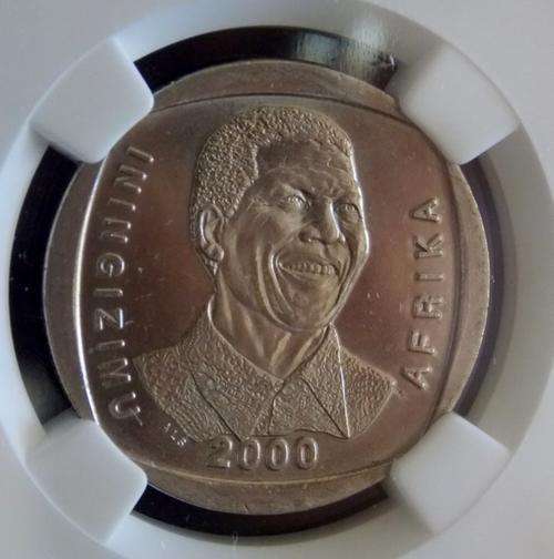 **RARE** MS64 2000 Mandela Coin... Only 500 graded!!!